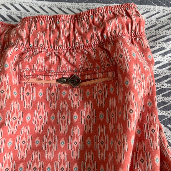 Prana Pink Athletic Shorts Lightweight Relaxed Fit - Picture 5 of 6